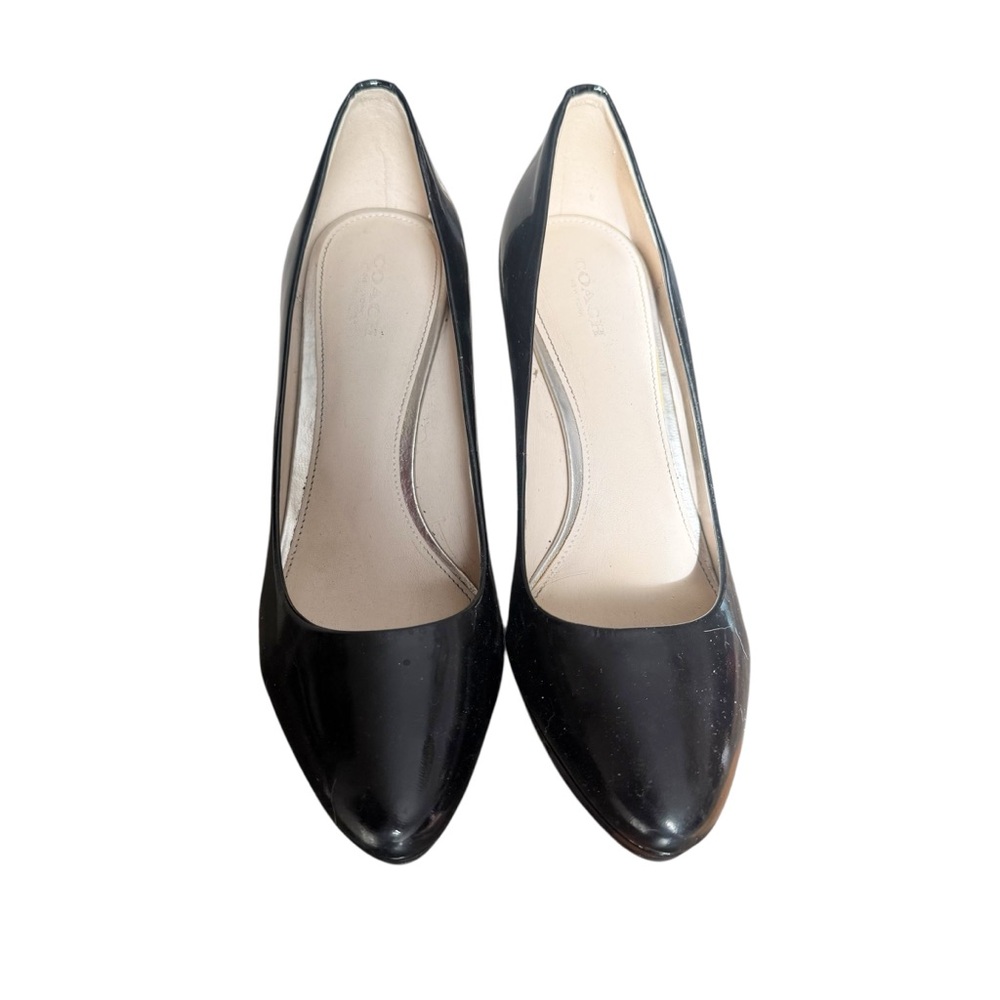 Coach Giovanna Patent‎ Leather Pumps size 8.5 - Picture 5 of 12